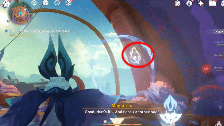 Blue Graffiti Genshin Impact