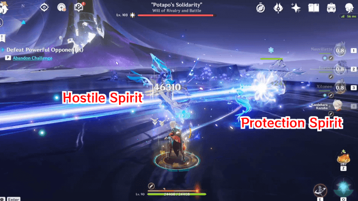 Hostile and Protection Spirits