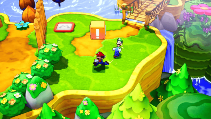 Hit the Exclamation Block to Remove the Eastern Fence