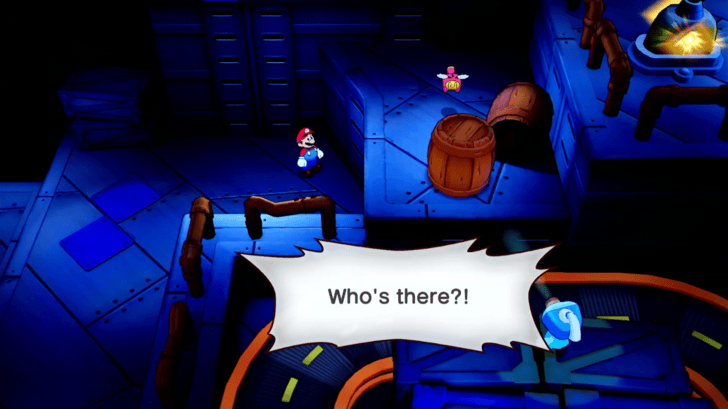 Color-Full Sea Great Lighthouse Island Luigi Distracts a Guard Inside the Barrel