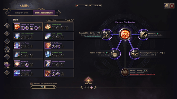 Skill Specializatioon