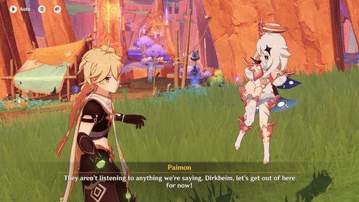 Genshin Impact An Air Race and an Alibi Walkthrough - Escape the pursuit and plan your next move