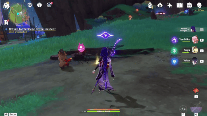 Genshin Impact An Air Race and an Alibi Walkthrough - Search for clues alongside your Saurian companion