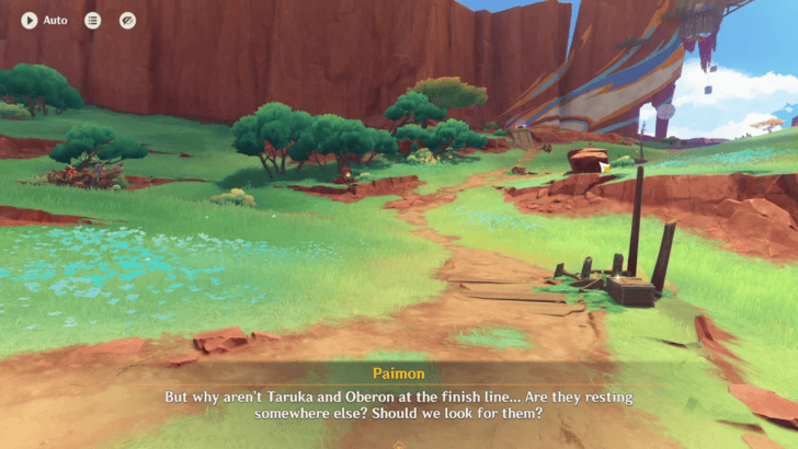 Genshin Impact An Air Race and an Alibi Walkthrough - Find Taruka