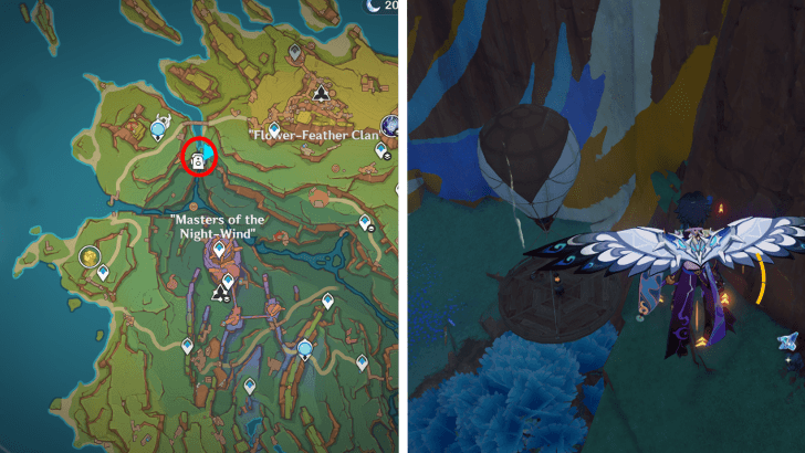 Come Fly with Me Genshin Impact Location