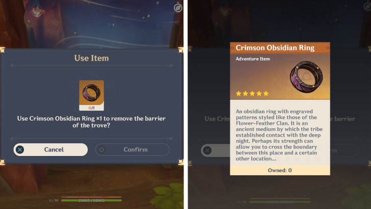 Use to Open the Tribal Secret Trove