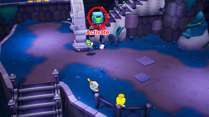 Lushgreen Sea Great Lighthouse Walkthrough Activate the Green Pipe Block