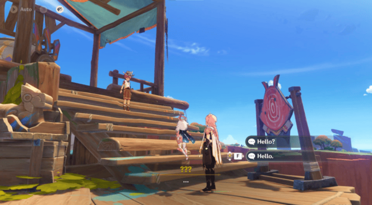 Charge Forward! Go, go, go! Talk to Matahga