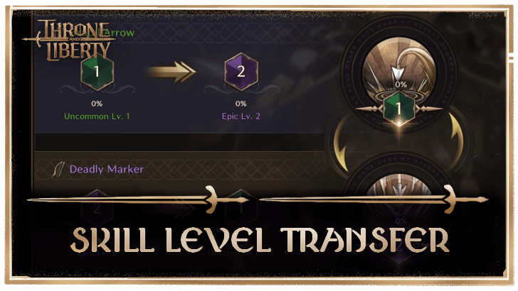 Throne and Liberty Skill Level Transfer Guide