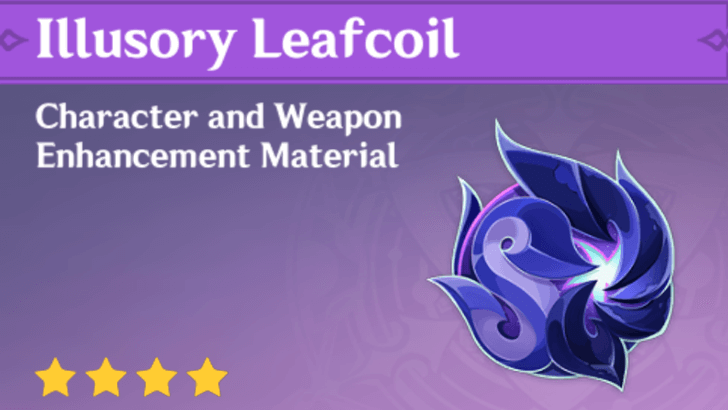 Genshin Impact - How to Get Illusory Leafcoil and Effects
