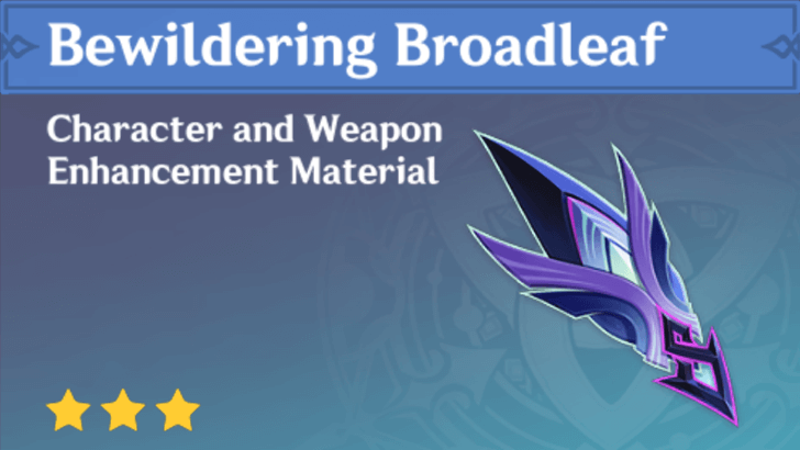 Genshin Impact - How to Get Bewildering Broadleaf and Effects