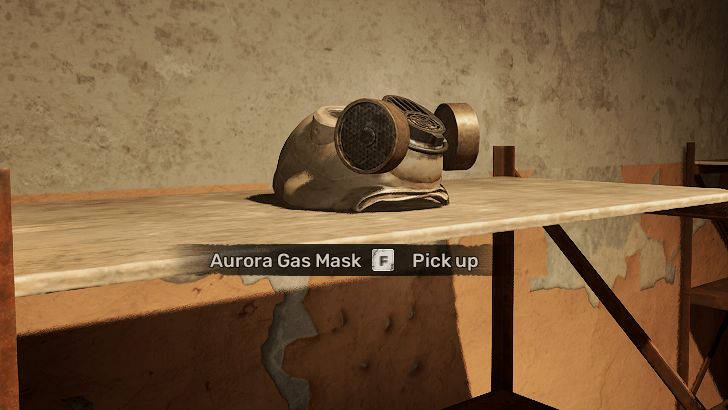 Aurora Gas Mask Pickup