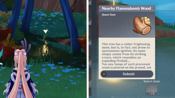 Genshin Impact - Collecting Supplies for Qax