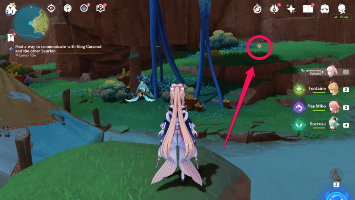 Genshin Impact - Qucusaurus Spiritsconce Near Qax