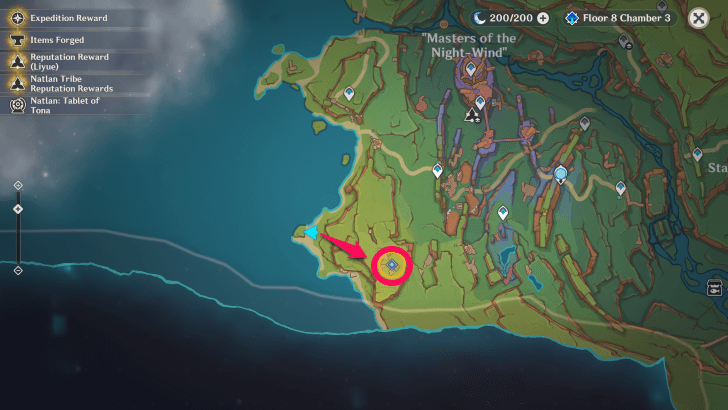 Genshin Impact - Dragon Trafficker Camp Location