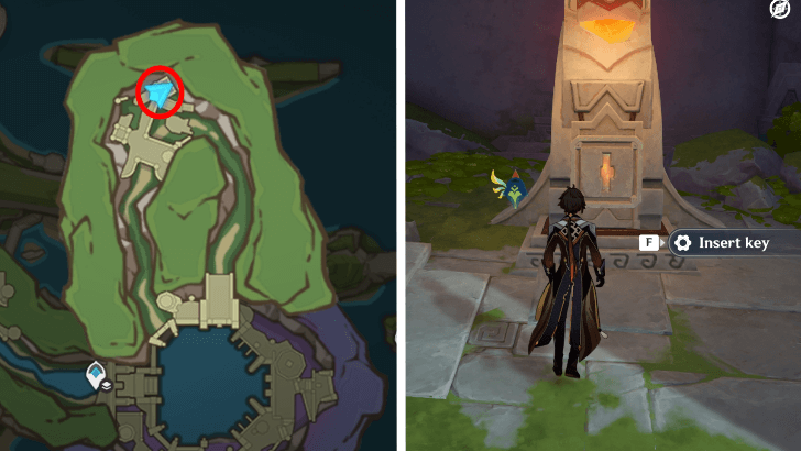 Genshin Impact - Open Your Heart to Me - Insert Key Into Second Altar