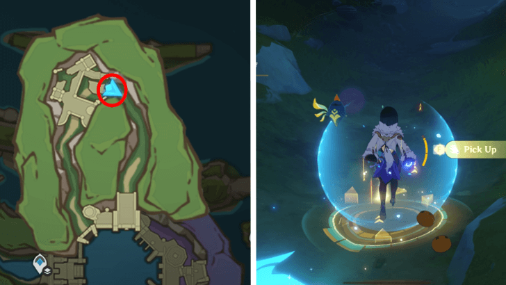 Genshin Impact - Open Your Heart to Me - Pick Up Second Ancient Jadestone Fragment