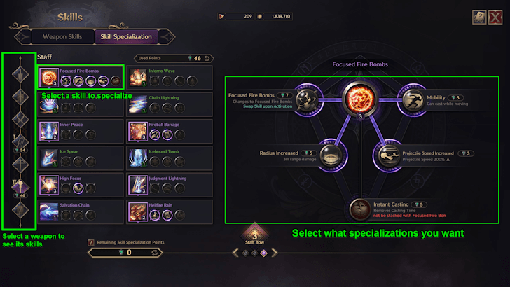 How to Specialize Skills