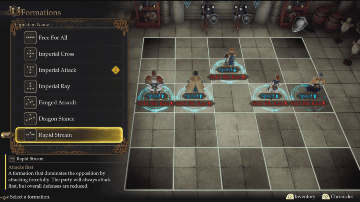 Romancing Saga 2 - Formation - Rapid Stream