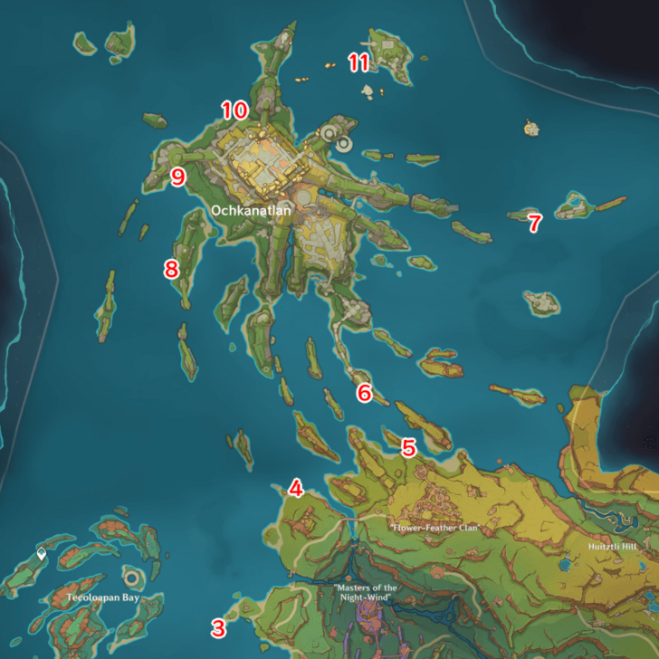 Genshin - 5.2 Fishing Spots New Areas