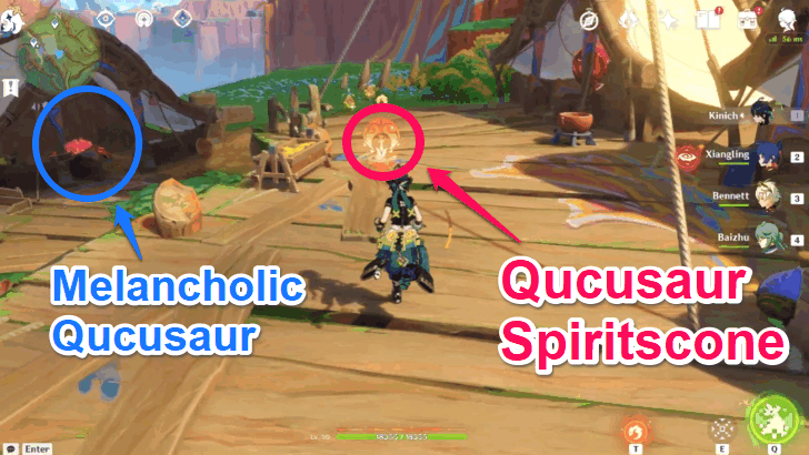 Genshin Impact Molting Season Walkthrough - Indwell with the Qucusaur Spiritscone