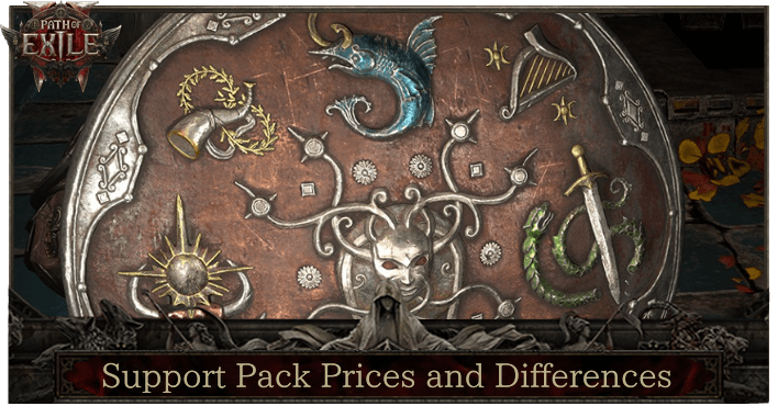 POE 2 -  Support Pack Prices and Differences
