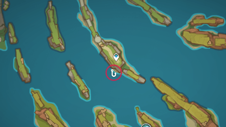 Genshin - Floral Fighting Rapidfish Location 2