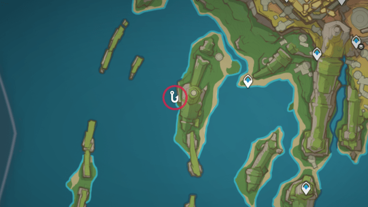 Genshin - Diving Rapidfighting Fish Location 4