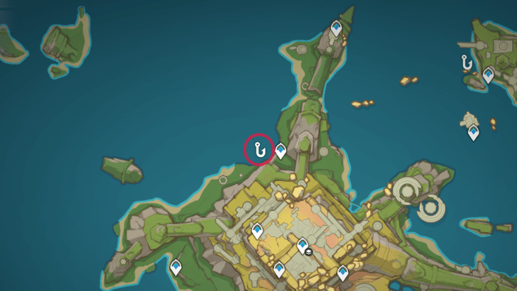 Genshin - Diving Rapidfighting Fish Location 5