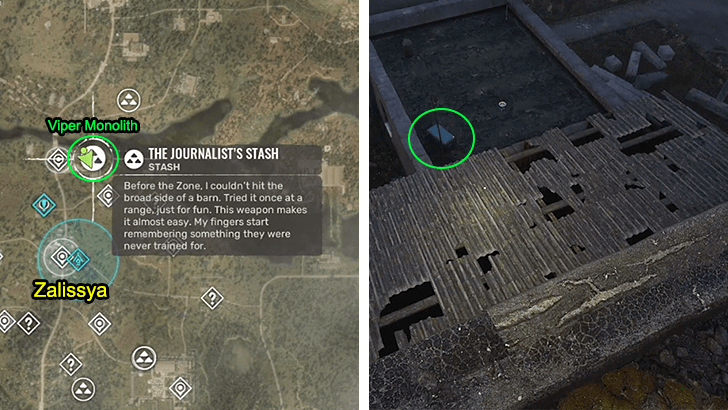 Northern Checkpoint Journalist Stash