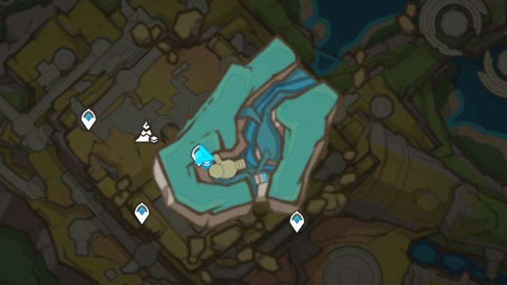 Genshin Impact Twisted Extension Quest Location - Canyon of Dark Currents