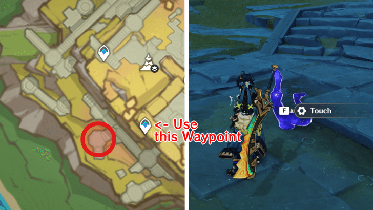 Genshin Impact Twisted Extension Quest Location - Cradle of Fleeting Dreams Mimiflora #1