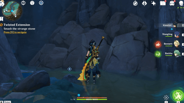 Genshin Impact Incidents Are Ever Sudden Walkthrough - Smash the strange stone