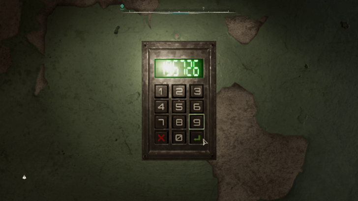 Inputting Rostok Safe Code