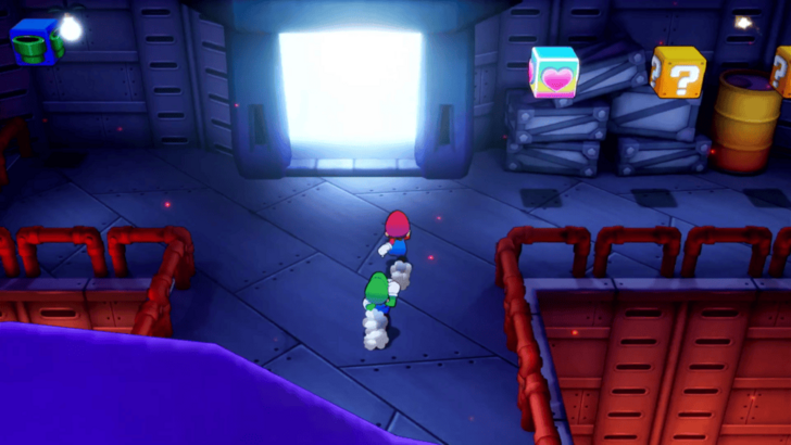 Blocks Outside the Brrrning Sea Great Lighthouse Boss Room