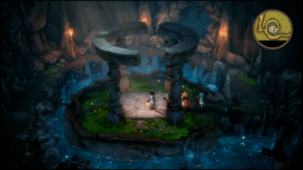 Dragon Quest 3 - Underground Lake Overworld