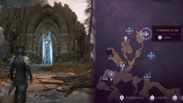 Dragon Age: The Veilguard - Crossroads Evanuris Altar 4 Location