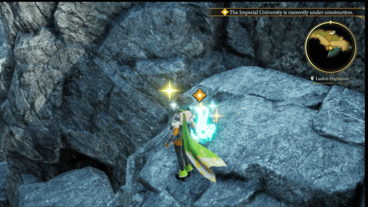 Romancing Saga 2 Ludon Highlands Pure Iron Ore Overworld