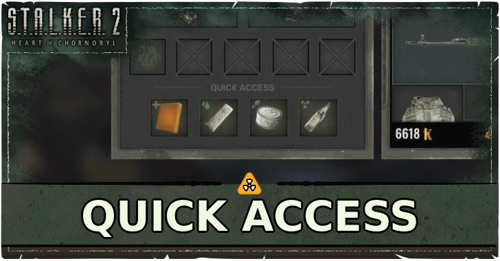 STALKER 2 How to Sort Items to Quick Access