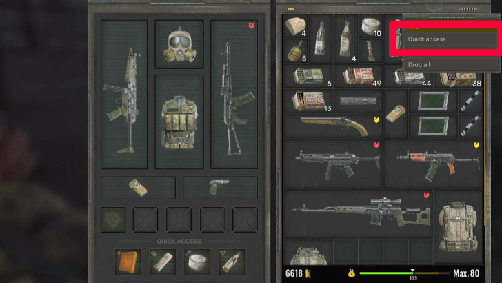 Xbox assigning quick access