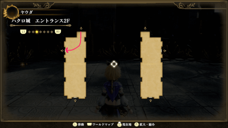 hakuro castle 2nd floor