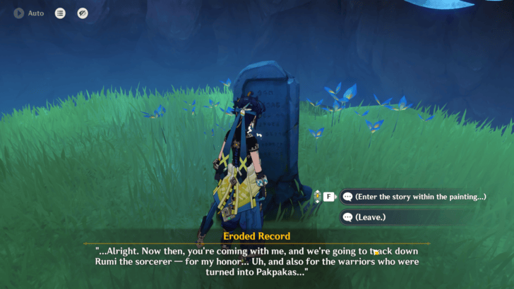 Genshin Impact - How to Get The Finishing Touch? Achievement - Interact with the Eroded Record - Step 7