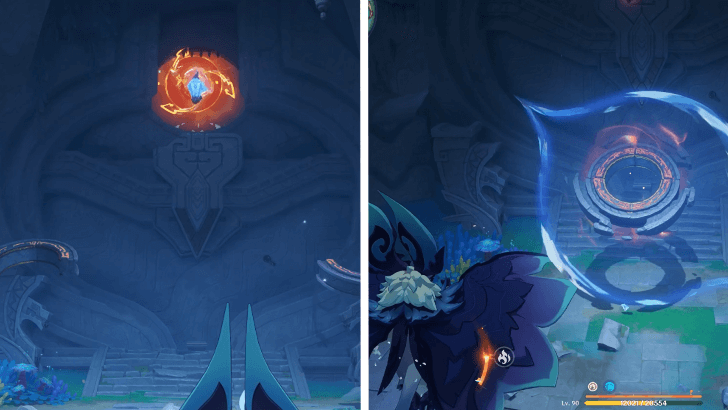 Genshin Impact - Furnace of Fiery Embers 2 Second Underground Hoop