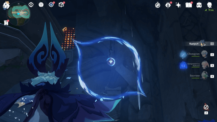 Genshin Impact - Furnace of Fiery Embers 2 Second Area Purple Spiritsconce