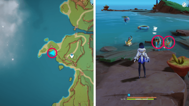 Genshin - Sprayfeather Gill 76-77