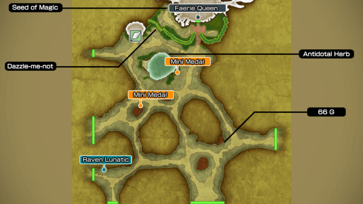 Faerie Village Map - Dragon Quest 3 HD 2D Remake
