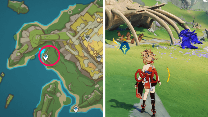 Genshin Impact - Furnace of Fiery Embers 3 Location