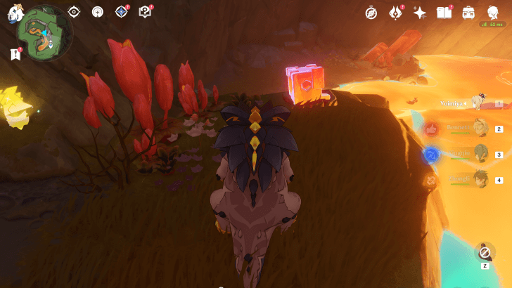 Genshin Impact - Furnace of Fiery Embers Glowing Cubes