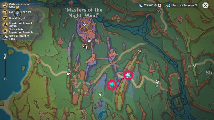 Genshin Impact - Mamull Challenge Puzzle Location