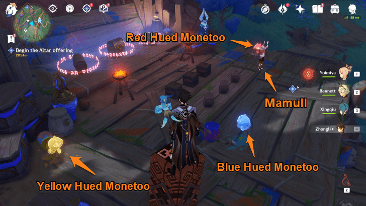 Genshin Impact - Mamull Challenge Puzzle Appearance